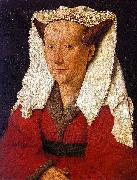 Jan Van Eyck Portrait of Margarete van Eyck France oil painting artist